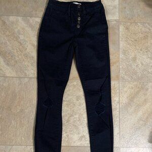 mudd black high rise jegging